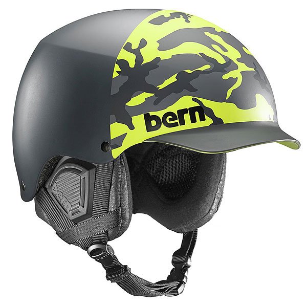 фото Шлем для сноуборда Bern Snow EPS Baker Matte Black Camo Hatstyle/Black Liner