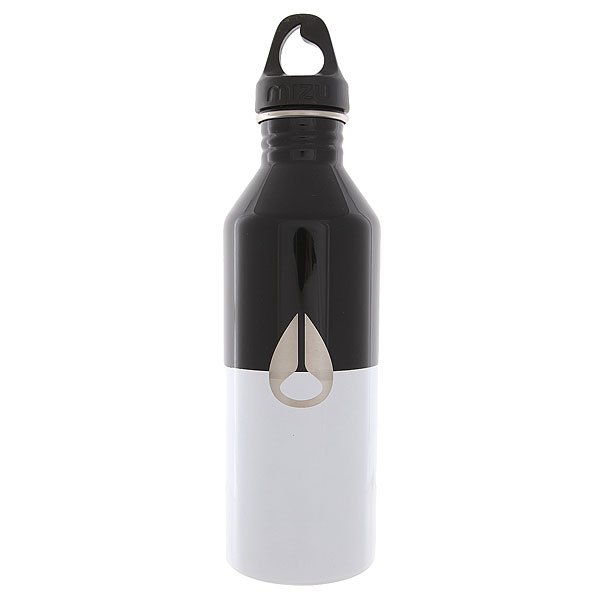 фото Бутылка для воды Mizu M8 Horizon Glossy White N Black Le