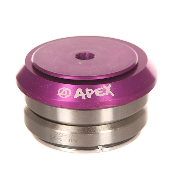 Рулевая Apex Integrated Headset Purple Рулевая Apex Integrated Headset PurpleРулевая стандартного размера. Подойдёт для любой деки с интегрированной рулевой.Технические характеристики: Доступна в цветовых вариантах.Материал: 95% алюминий, 5% карбон.<br><br>Цвет: серый,фиолетовый<br>Тип: Рулевая<br>Возраст: Взрослый<br>Пол: Мужской