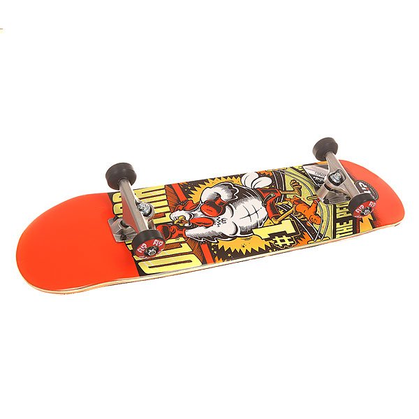 фото Скейтборд в сборе Flip S6 Oliveira Comix Regular Orange 31.63 x 7.75 (19.7 см)