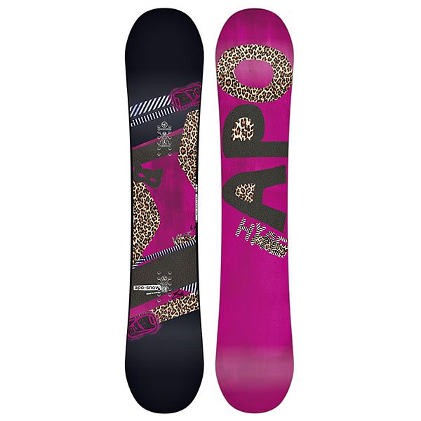 Сноуборд женский Apo Hype Rocker 151 Black/Pink