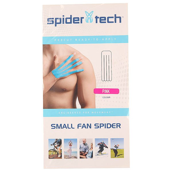Лента кинезиологическая SpiderTech Small Fan Spider Pink