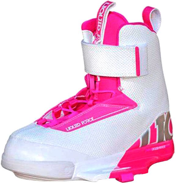 фото Крепления для вейкборда женские Liquid Force Lfk Boot Womens White/Pink