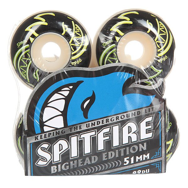 фото Колеса для скейтборда для скейтборда Spitfire Git Lit Neon 99A 51 mm