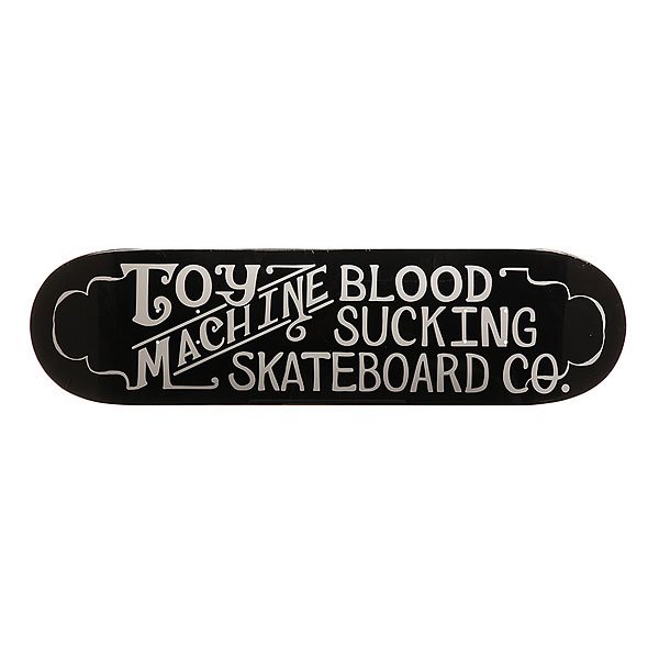 фото Дека для скейтборда для скейтборда Toy Machine Joes Style Black/White