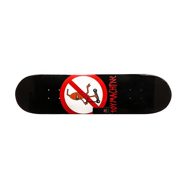 фото Дека для скейтборда для скейтборда Toy Machine No Scooter Black 31.5 x 8.0 (20.3 см)