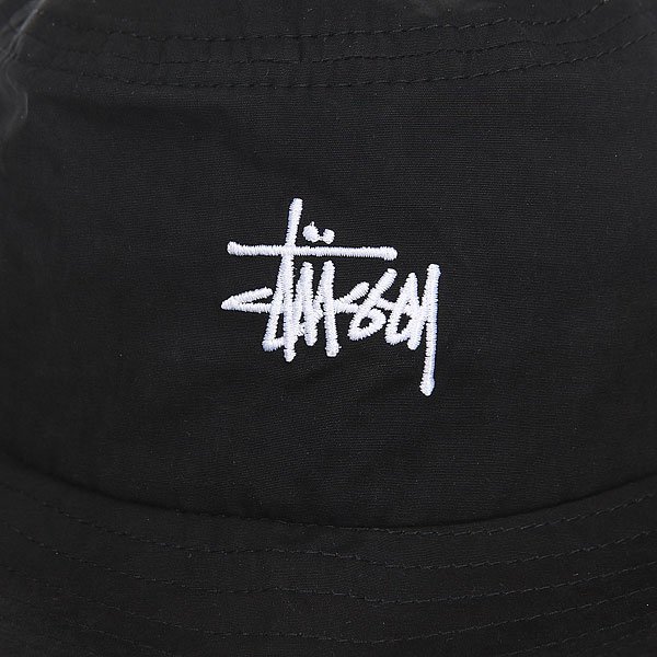 Панама Stussy Classic Logo Bucket Hat Black Панама Stussy Classic Logo Bucket Hat Black