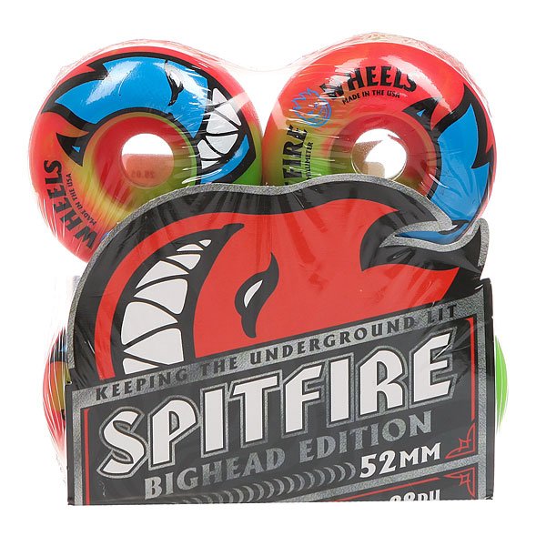 фото Колеса для скейтборда для скейтборда Spitfire Tropic Swirl 99A 52 mm