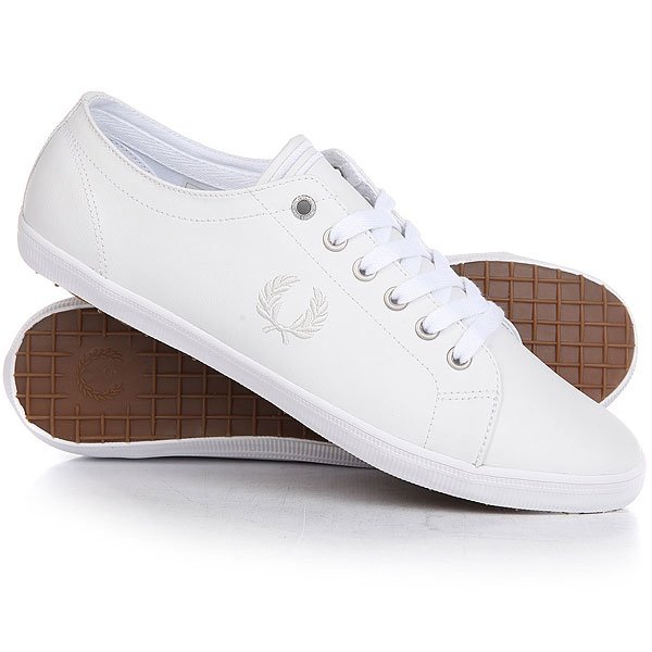 фото Кеды кроссовки низкие Fred Perry Kingston Leather Real White