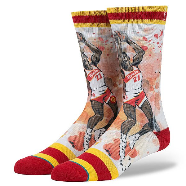 фото Носки средние Stance Nba Legends Nique Red