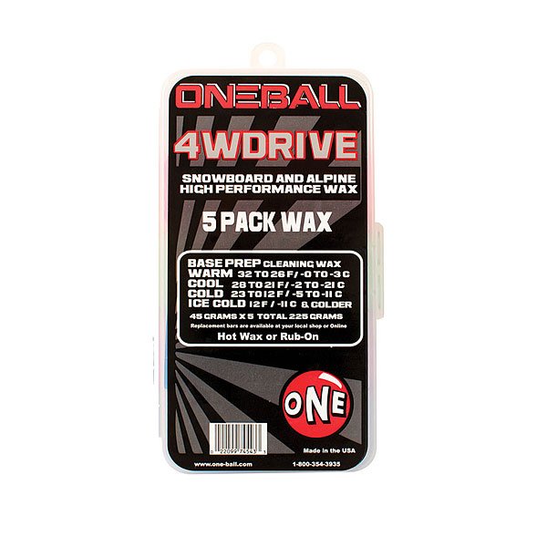 Парафин Oneball 4wd - 5 Pack Assorted от Proskater Парафин Oneball 4wd - 5 Pack Assorted от Proskater