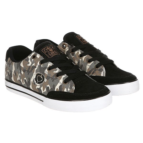 Кеды кроссовки низкие Circa Lopez 50 Slim Camo/Black от Proskater Кеды кроссовки низкие Circa Lopez 50 Slim Camo/Black от Proskater