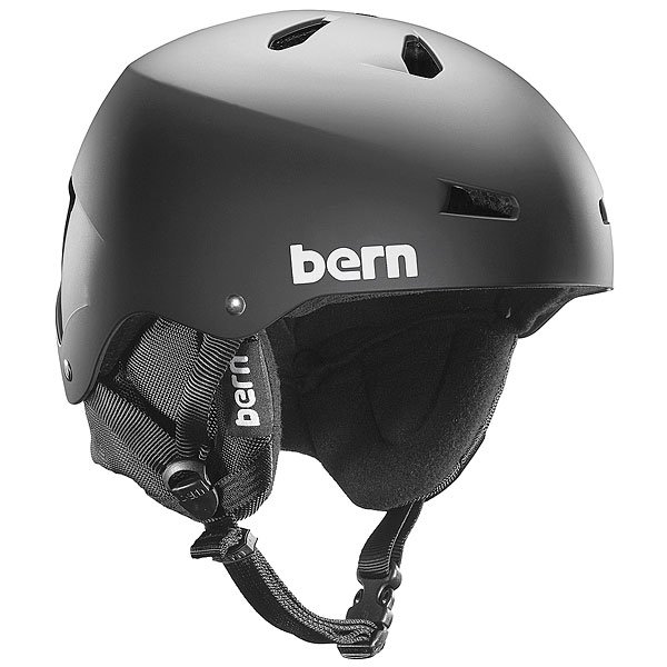 Шлем для скейтборда Bern Snow Eps Macon Eps Matte Black/Black Liner