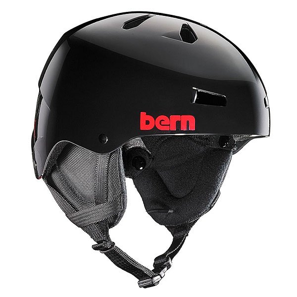 Шлем для скейтборда Bern Team Macon Henik Harlaut Pro/Black Cordova Earflaps
