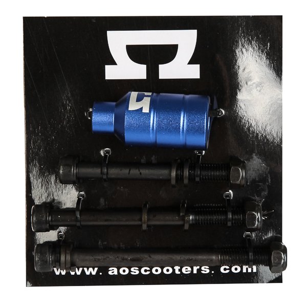 Пеги для самоката Ao Peg Kit Blue Пеги для самоката Ao Peg Kit BlueФункциональные пеги американского бренда AO с двумя желобами для лучшего контроля при скольжении.Легкие и надежные пеги для агрессивного катания.Характеристики:Выполнены из алюминиевого сплава 6061 в состоянии закалки Т6. Поставляются в комплекте с тремя стальными закаленными болтами.<br><br>Цвет: черный,синий<br>Тип: Пеги для самоката<br>Возраст: Взрослый<br>Пол: Мужской