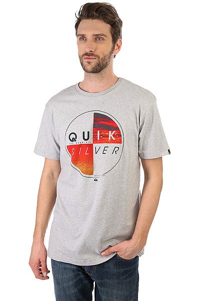 Футболка Quiksilver Blazed Athletic Heather Футболка Quiksilver Blazed Athletic Heather<br><br>Цвет: серый<br>Тип: Футболка<br>Возраст: Взрослый<br>Пол: Мужской