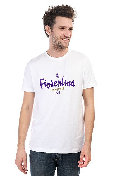 фото Футболка Le Coq Sportif Fiorentina Fanwear Tee 3 White
