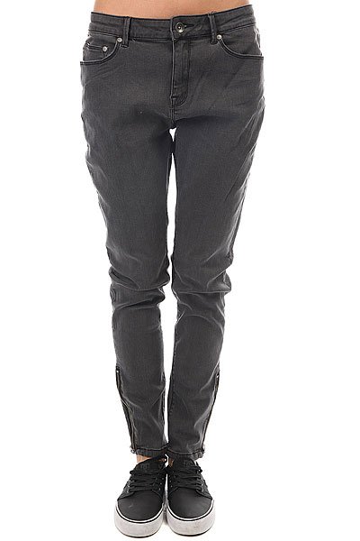 Фото #1: Джинсы узкие женские Roxy Nightspirit Washed Black