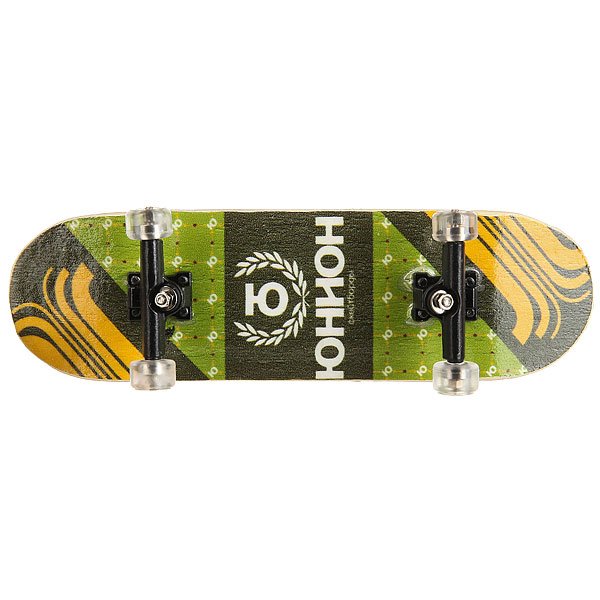 Фингерборд Turbo-Fb Union Green/Black/Clear/Yellow Фингерборд Turbo-Fb Union Green/Black/Clear/Yellow<br><br>Цвет: черный,зеленый,белый,желтый<br>Тип: Фингерборд<br>Возраст: Взрослый<br>Пол: Мужской