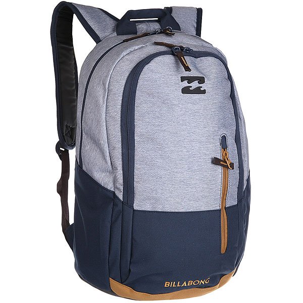 Рюкзак городской Billabong Shadow Pack Grey Heather/Navy Рюкзак городской Billabong Shadow Pack Grey Heather/NavyСделан, чтобы следовать за Вами всюду, как тень. Рюкзак Shadow, в котором сочетается функциональность и эстетический внешний вид.Технические характеристики: Большое основное отделение с мягким карманом для ноутбука.Дополнительное отделение с вертикальным карманом.Усиленное дно.Эргономичные лямки с регулировкой.Вышитый логотип Billabong.<br><br>Цвет: синий,серый<br>Тип: Рюкзак городской<br>Возраст: Взрослый
