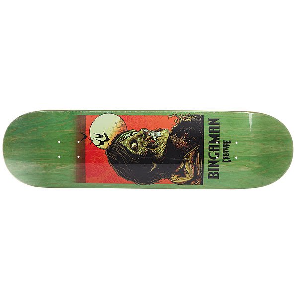 фото Дека для скейтборда для скейтборда Creature Bingaman Viscerous Pro Green 32 x 8.375 (21.3 см)