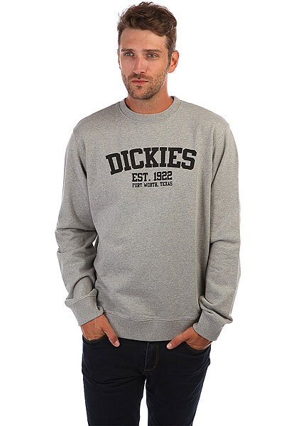 Свитшот Dickies New Hampshire Grey Melange Свитшот Dickies New Hampshire Grey Melange<br><br>Цвет: серый,черный<br>Тип: Свитшот<br>Возраст: Взрослый<br>Пол: Мужской