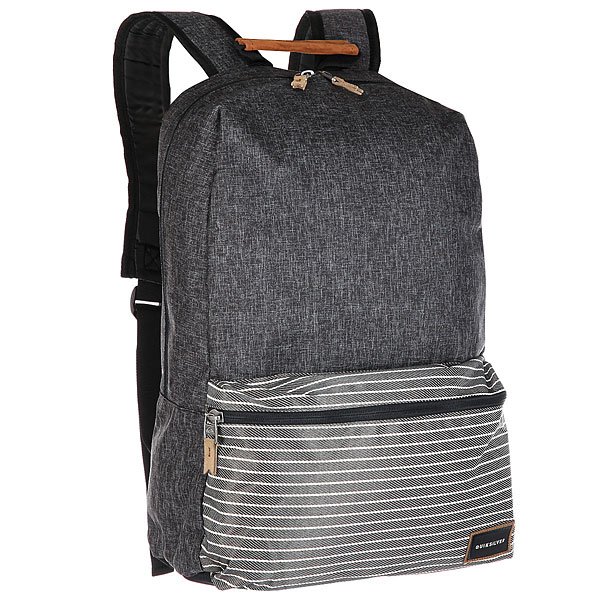 Рюкзак городской Quiksilver Night Track Plus Dark Grey Heather Рюкзак городской Quiksilver Night Track Plus Dark Grey HeatherФункциональный мужской рюкзак повышенной вместимости. В нем есть все, что нужно современному городскому человеку.Технические характеристики: Основное отделение на молнии с карманом для ноутбука.Дополнительное отделение с органайзером.Два боковых кармана на молнии.Набивная спинная панель.Эргономичные плечевые ремни.Ручка для переноски.<br><br>Цвет: серый,черный<br>Тип: Рюкзак городской<br>Возраст: Взрослый