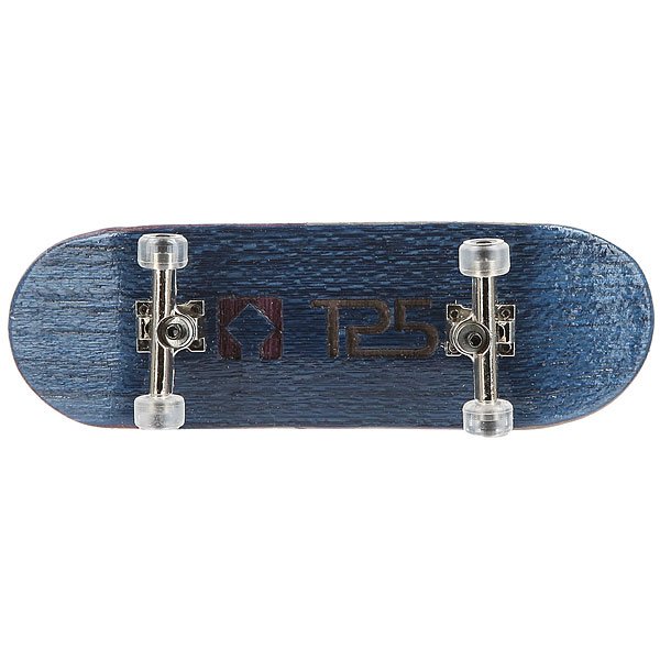 Фингерборд Turbo-Fb П10 Wide 32м с деревянным боксом Navy/Silver/Clear