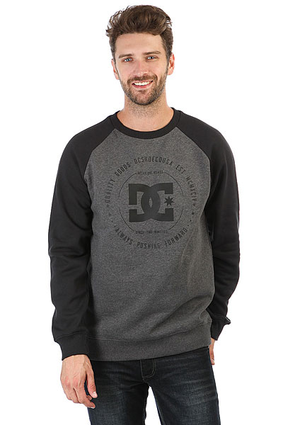 Свитшот DC Rebuilt Crew Charcoal Heather Свитшот DC Rebuilt Crew Charcoal Heather<br><br>Цвет: серый<br>Тип: Свитшот<br>Возраст: Взрослый<br>Пол: Мужской