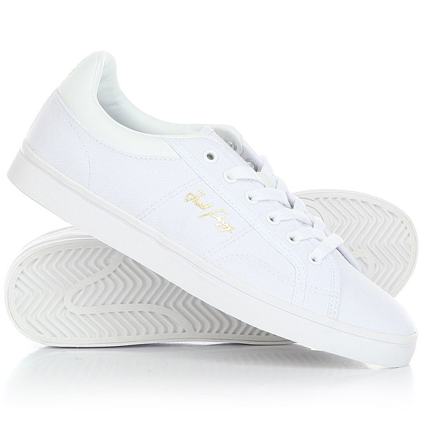 фото Кеды кроссовки низкие Fred Perry Sidespin Canvas White