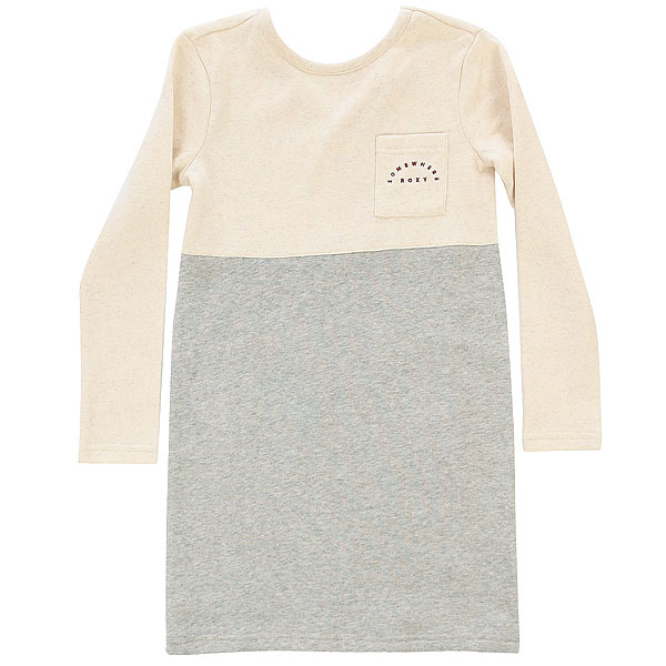 Платье детское Roxy Lazy Monday G Metro Heather Платье детское Roxy Lazy Monday G Metro Heather<br><br>Цвет: серый,бежевый<br>Тип: Платье<br>Возраст: Детский