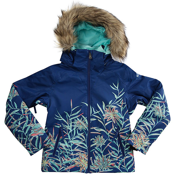 фото Куртка утепленная детская Roxy Jet Ski Se Girl G Snjt Sodalite Blue_garden