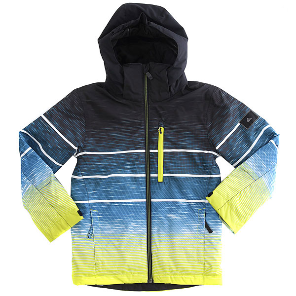 фото Куртка утепленная детская Quiksilver Missio En Sulphur Blur Lights