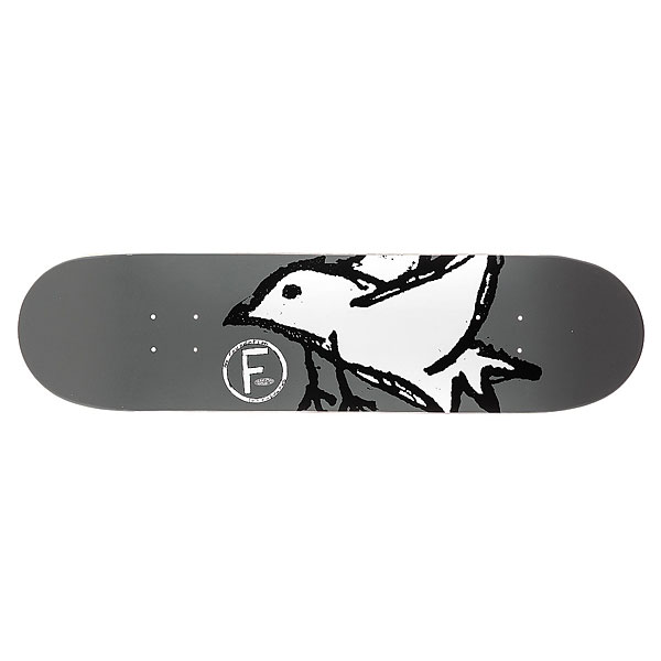 фото Дека для скейтборда для скейтборда Foundation Big Bird Grey/White 8.0 (20.3 см)