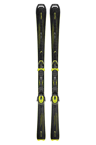 фото Горные лыжи Head Super Joy Slr Black/Neon Yellow