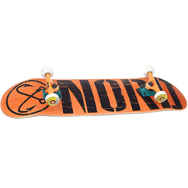 фото Скейтборд в сборе Nord Logo Orange/Black