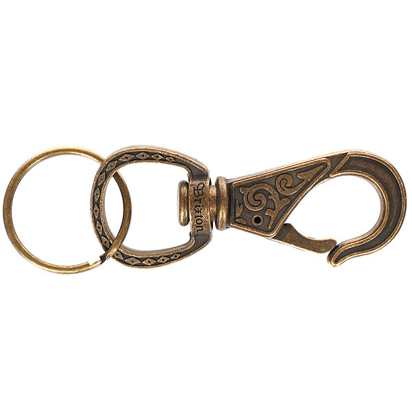 фото Карабин Brixton Scroll Key Clip Antique Bronze