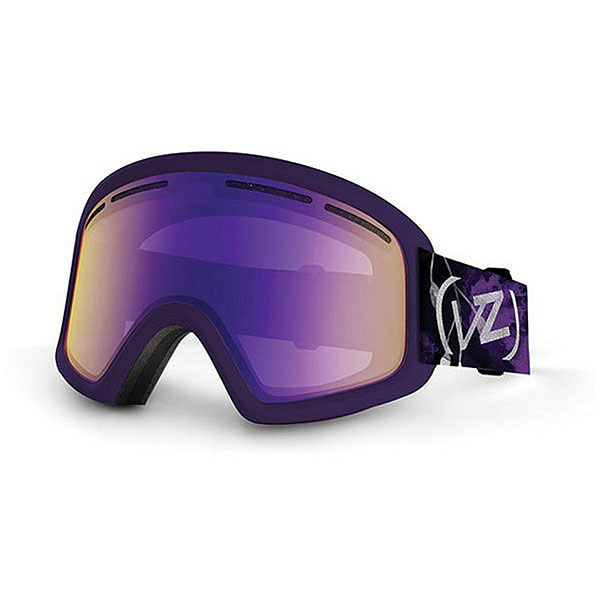 фото Маска для сноуборда детская Von Zipper Trike Wopushy Violet/Meteor Chrome