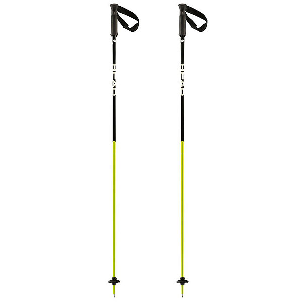 фото Лыжные палки Head Airfoil 16 Mm Black Neon Yellow