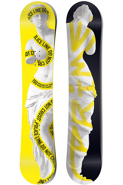 фото Сноуборд PRIME Snowboards Art 153 Yellow