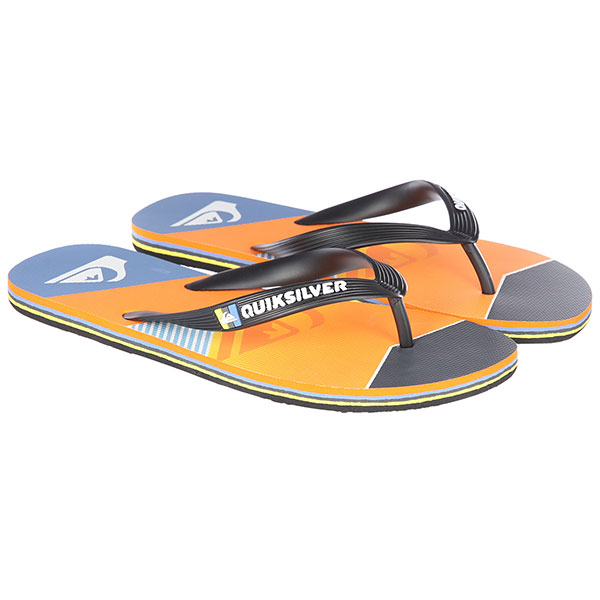 Вьетнамки Quiksilver Moloslashfadelo Black/Orange/Grey Вьетнамки Quiksilver Moloslashfadelo Black/Orange/Grey<br><br>Цвет: мультиколор<br>Тип: Вьетнамки<br>Возраст: Взрослый<br>Пол: Мужской