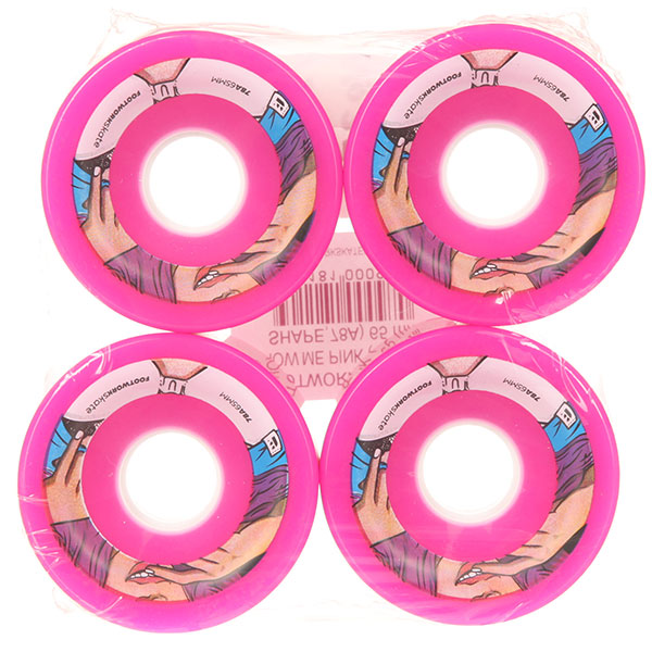Колеса для скейтборда для лонгборда Footwork Show Me Pink 78A 65 mm 
Колеса для скейтборда для лонгборда Footwork Show Me Pink 78A 65 mm