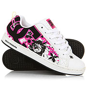 DC Shoes Ws Court Graffik Se White Black Flower Proskater.ru