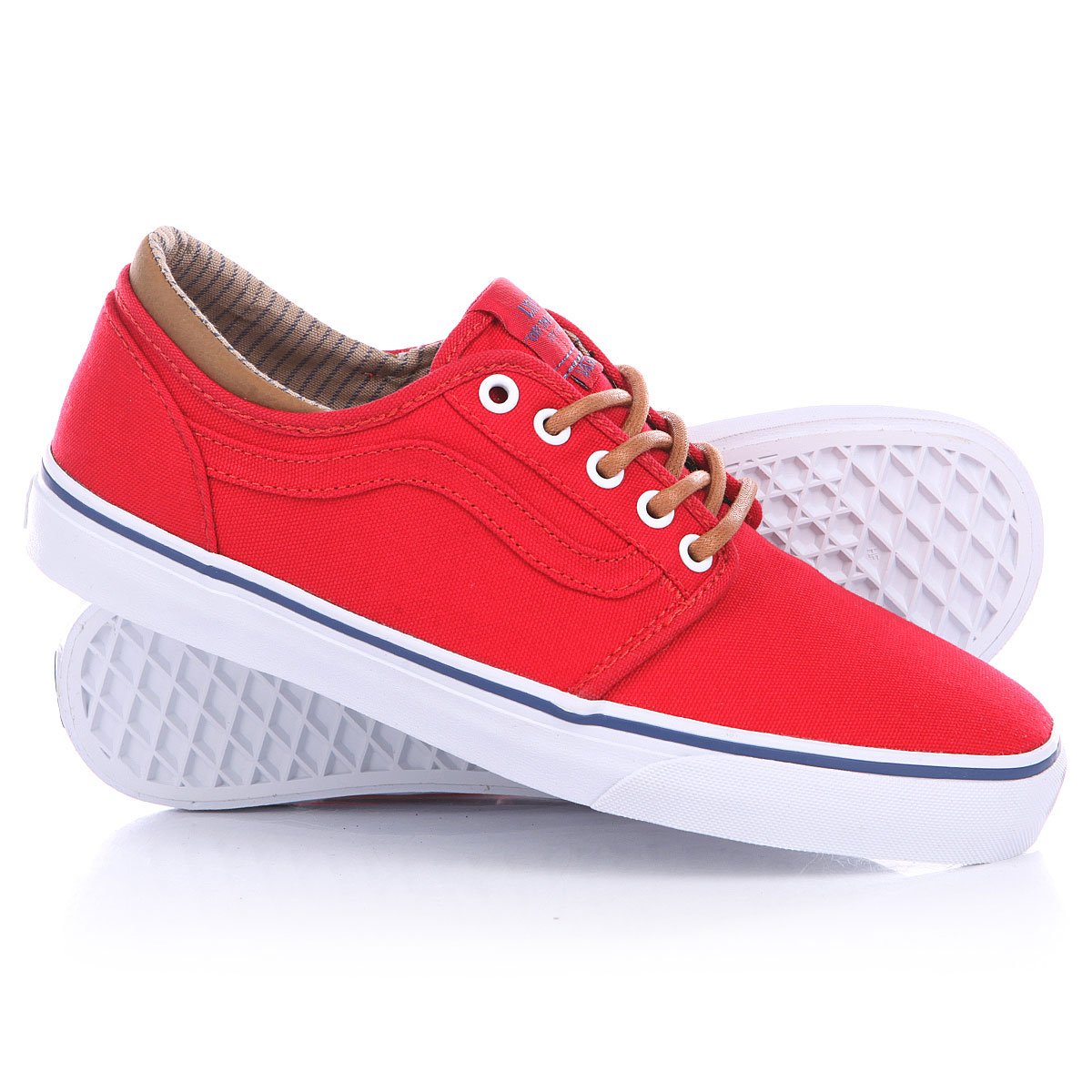 Vans Trig Red Red/White 