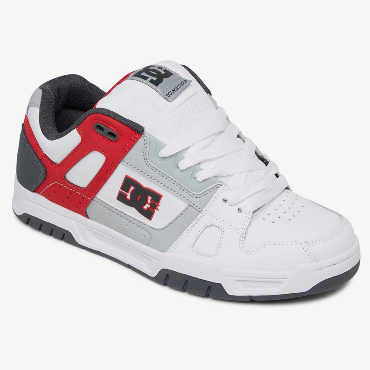 DC Shoes Stag Wyr White/Grey/Red 