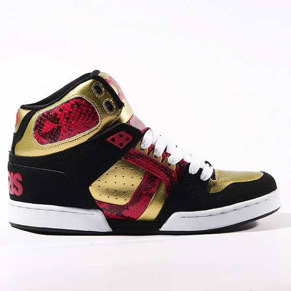 Black and hot sale gold osiris shoes