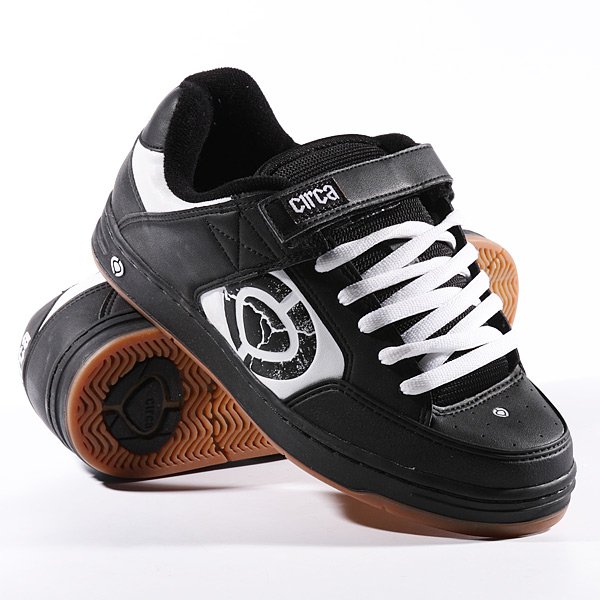 Купить обувь кеды кроссовки Circa Cx205 Black/White/Crack (110610circa59) в  интернет-магазине Proskater.ru