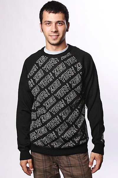 фото Свитер Zoo York Rock N Roll Sweater Black