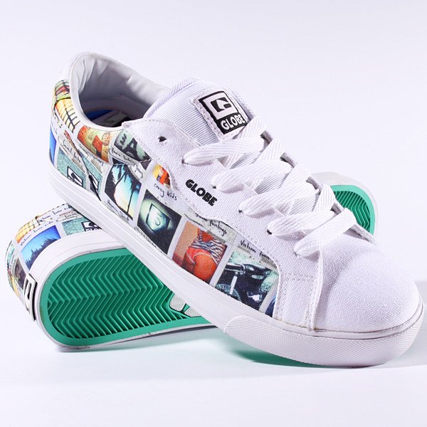

Кеды кроссовки Globe Grail White/Dion