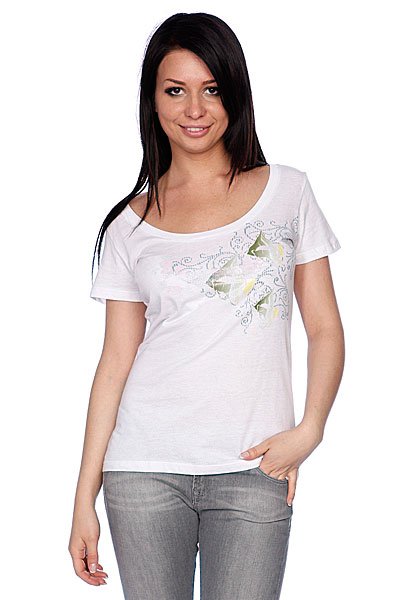 фото Футболка женская Ezekiel Bermuda Scoop Tee White